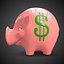piggy bank 3d model