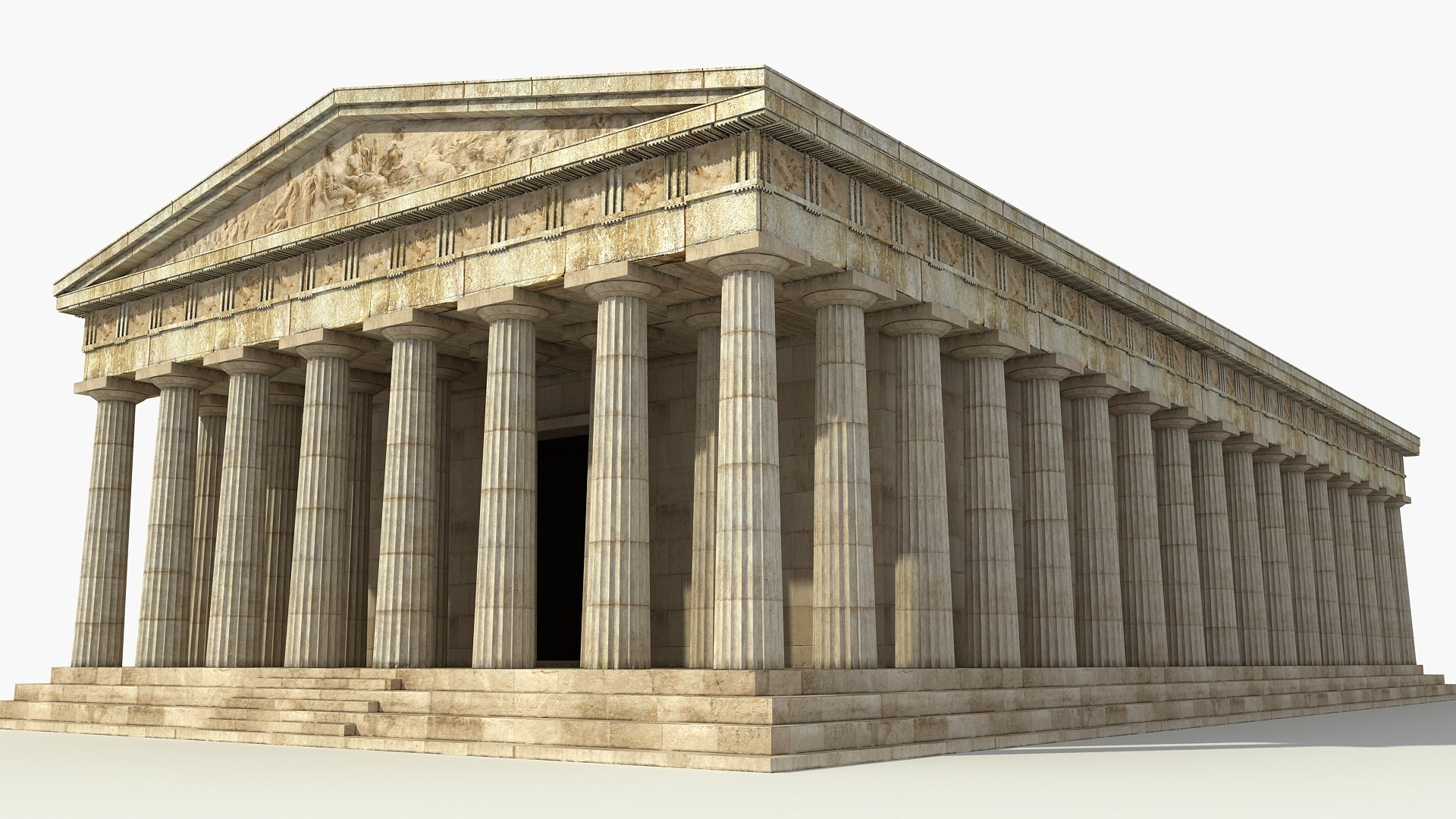 Parthenon 3D Model - TurboSquid 1906427