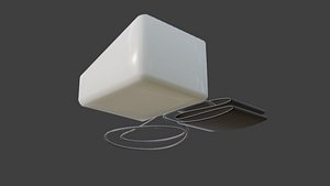 Digital Sphygmomanometer Low Poly Game Ready VR Ready Medical Equipment 3D