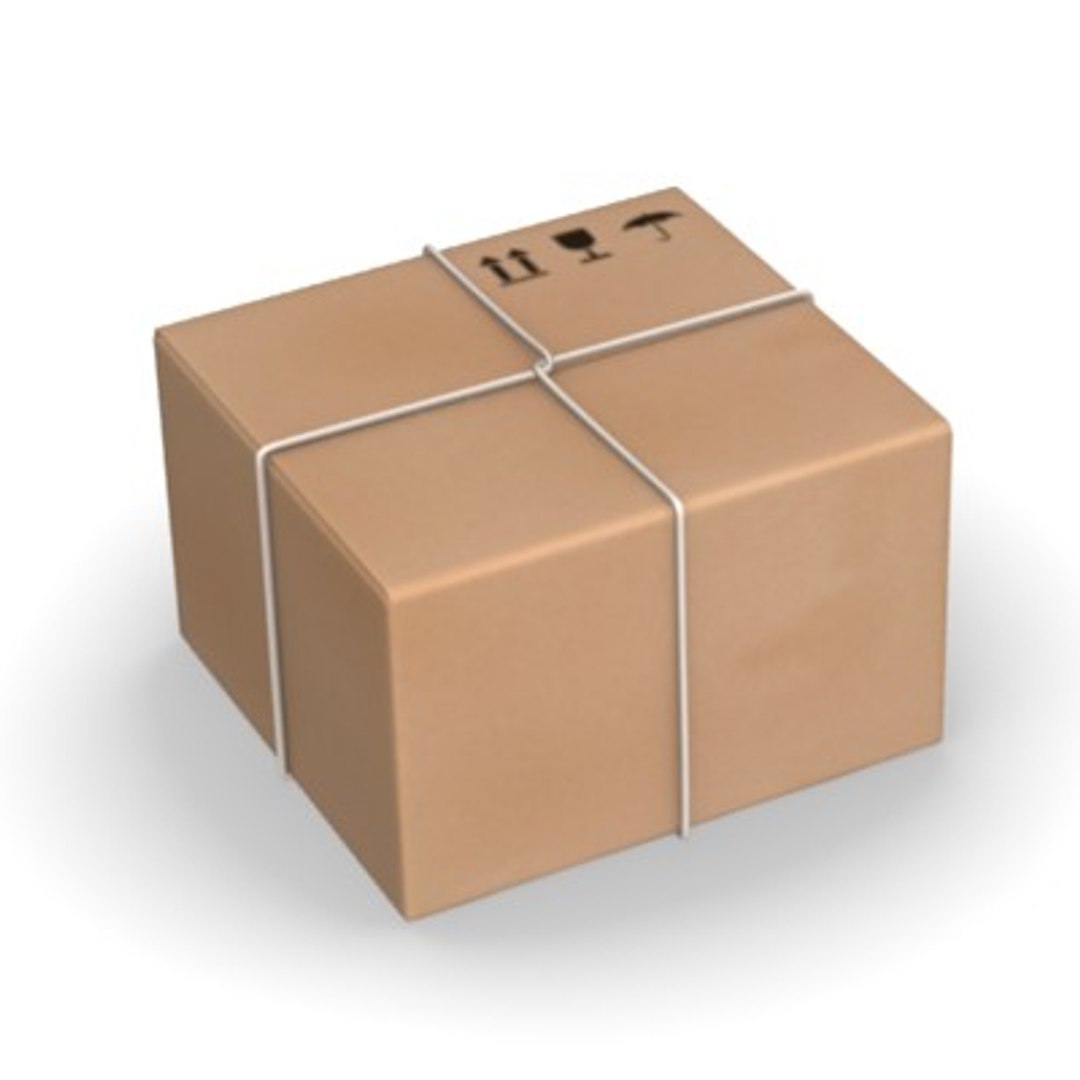 post package 3d model
