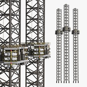 Offshore Jack Up Rig Support Legs
