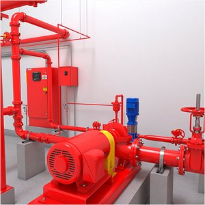 3D Fire Pump Room