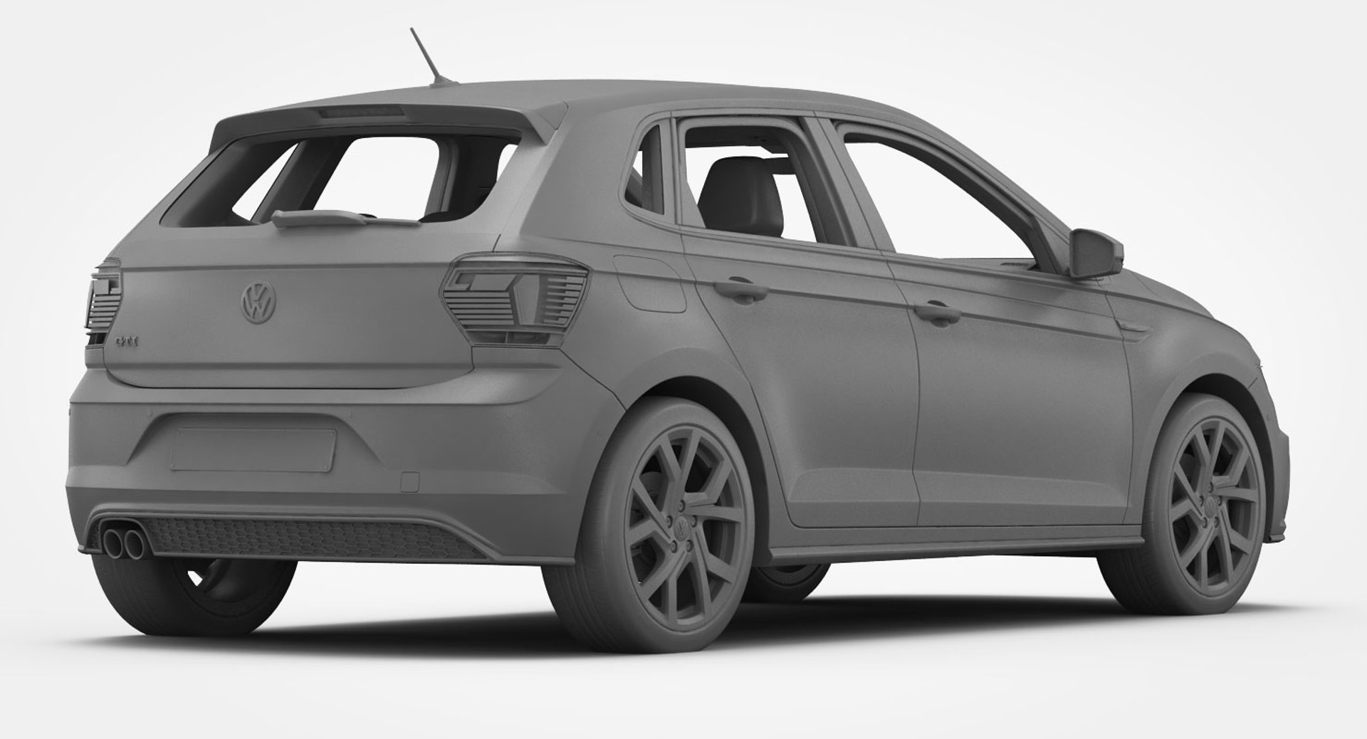 Volkswagen polo gti 3D model - TurboSquid 1409600