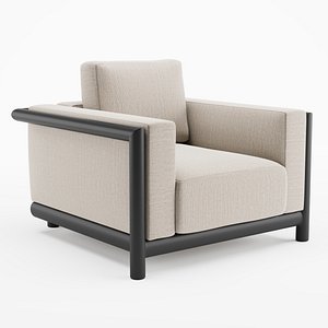 3D model Metal Tube Frame Armchair