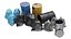Garbage bags and Urban Trash set 3D model