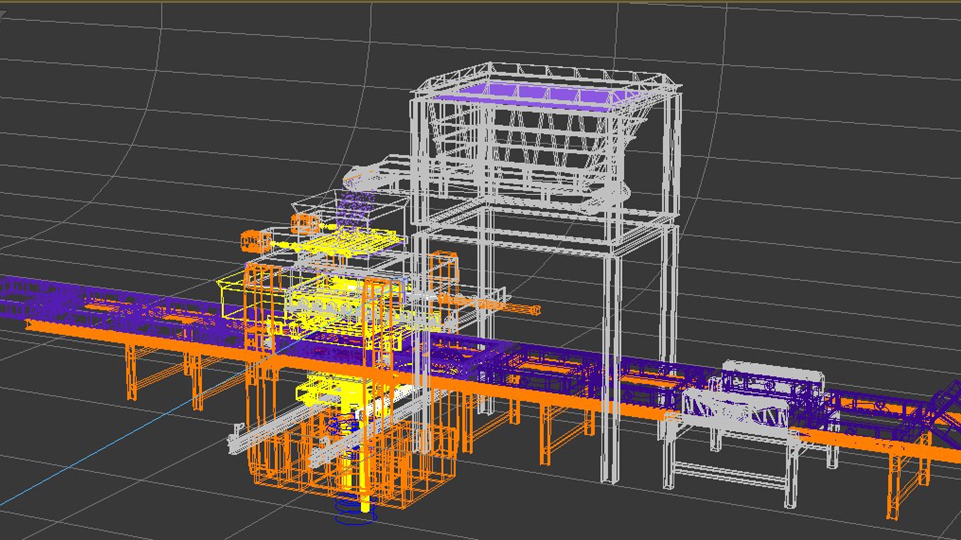 Industrial Mold Plant Animation Complete Molding Process 3D Model ...