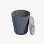 Low-poly Trash Can