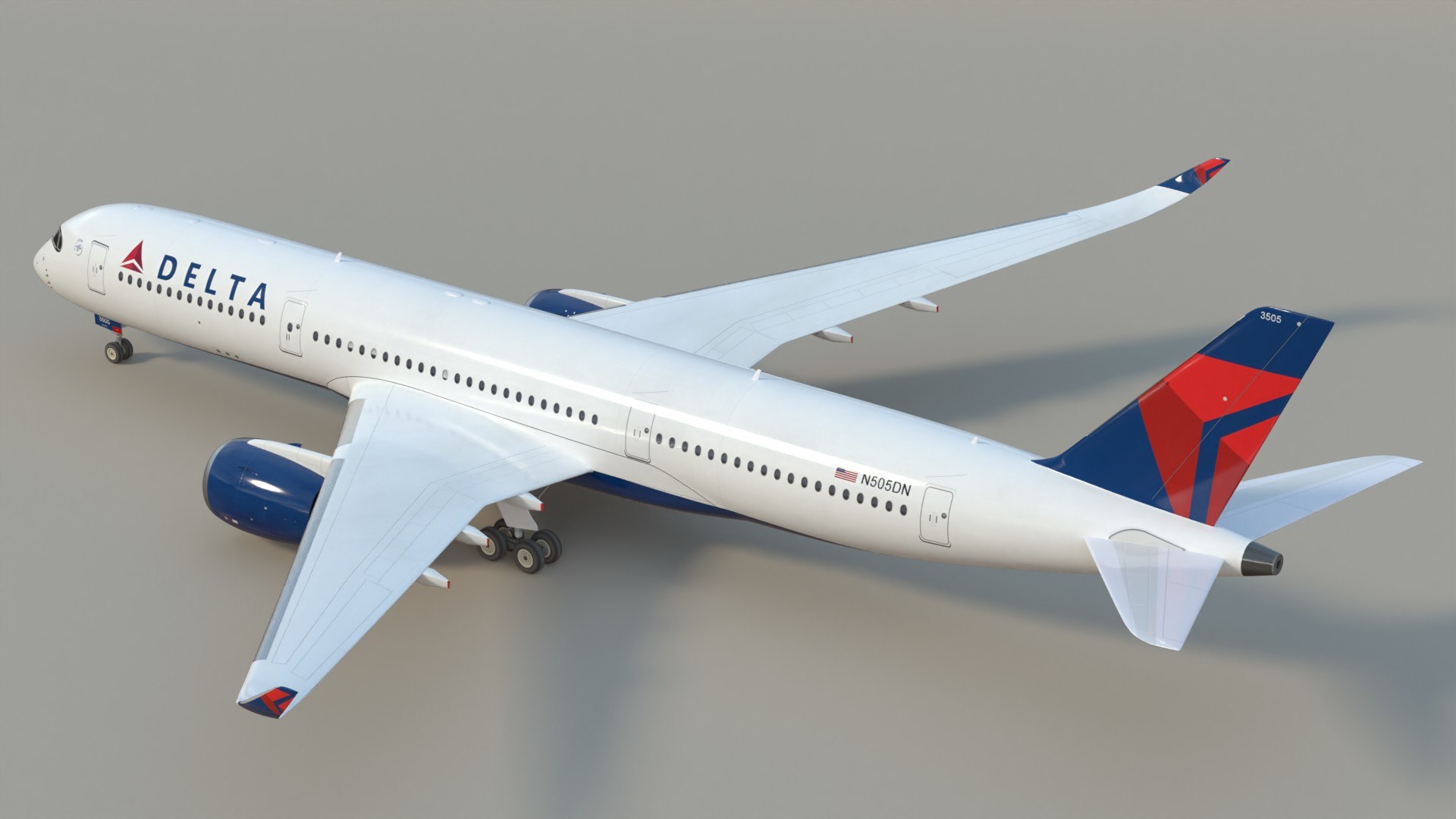 Delta Air Lines A350 SC 3D model https://p.turbosquid.com/ts-thumb/6w/gFkvxm/Z5/a35delscpr5/jpg/1724509849/1920x1080/fit_q87/5690c0a6733c7c1975cc710d39413317db248426/a35delscpr5.jpg