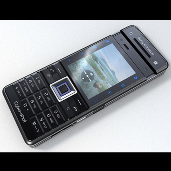 sony ericsson c902 3d model