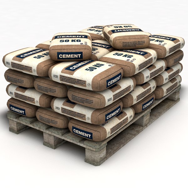 pallet cement bags model