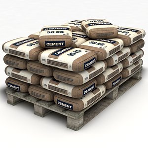 Pallet With Cement Bags