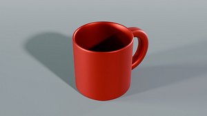 3D Coffee and Tea Ceramic Mug 3D Model model