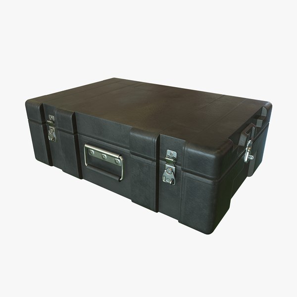 military black case 3d max