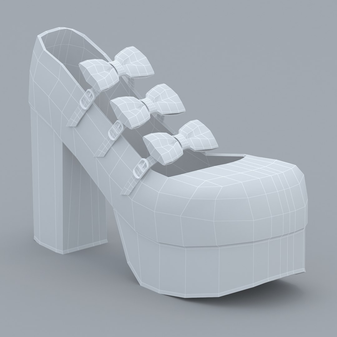 3d model of lolita shoe https://p.turbosquid.com/ts-thumb/6x/0dA5ol/qVSb7aIU/renderwwireframe01/jpg/1473925710/1920x1080/fit_q87/2e0d32b3adc89a426acdc9112a35ca52949dabff/renderwwireframe01.jpg