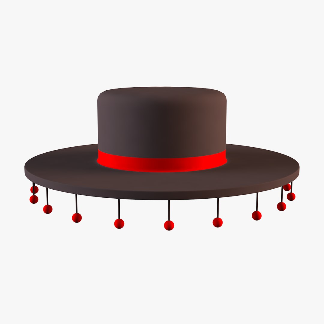 3D spanish hat model - TurboSquid 1825726