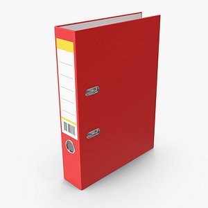 3D Document Storage Binder model