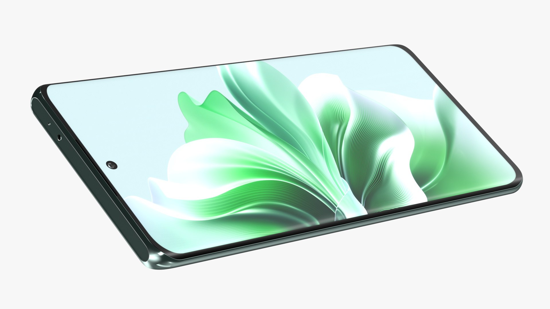 3D OPPO Reno 11 Green Model - TurboSquid 2157319