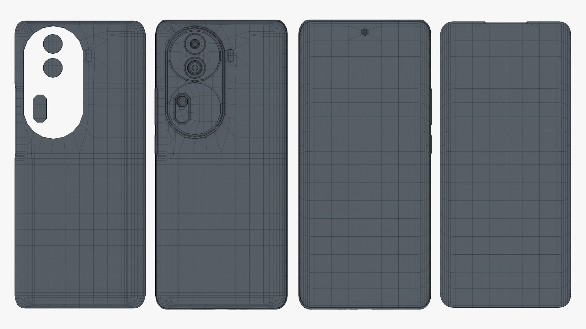 3D OPPO Reno 11 Green Model - TurboSquid 2157319