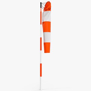 Striped Wind Cone Calm 3D model