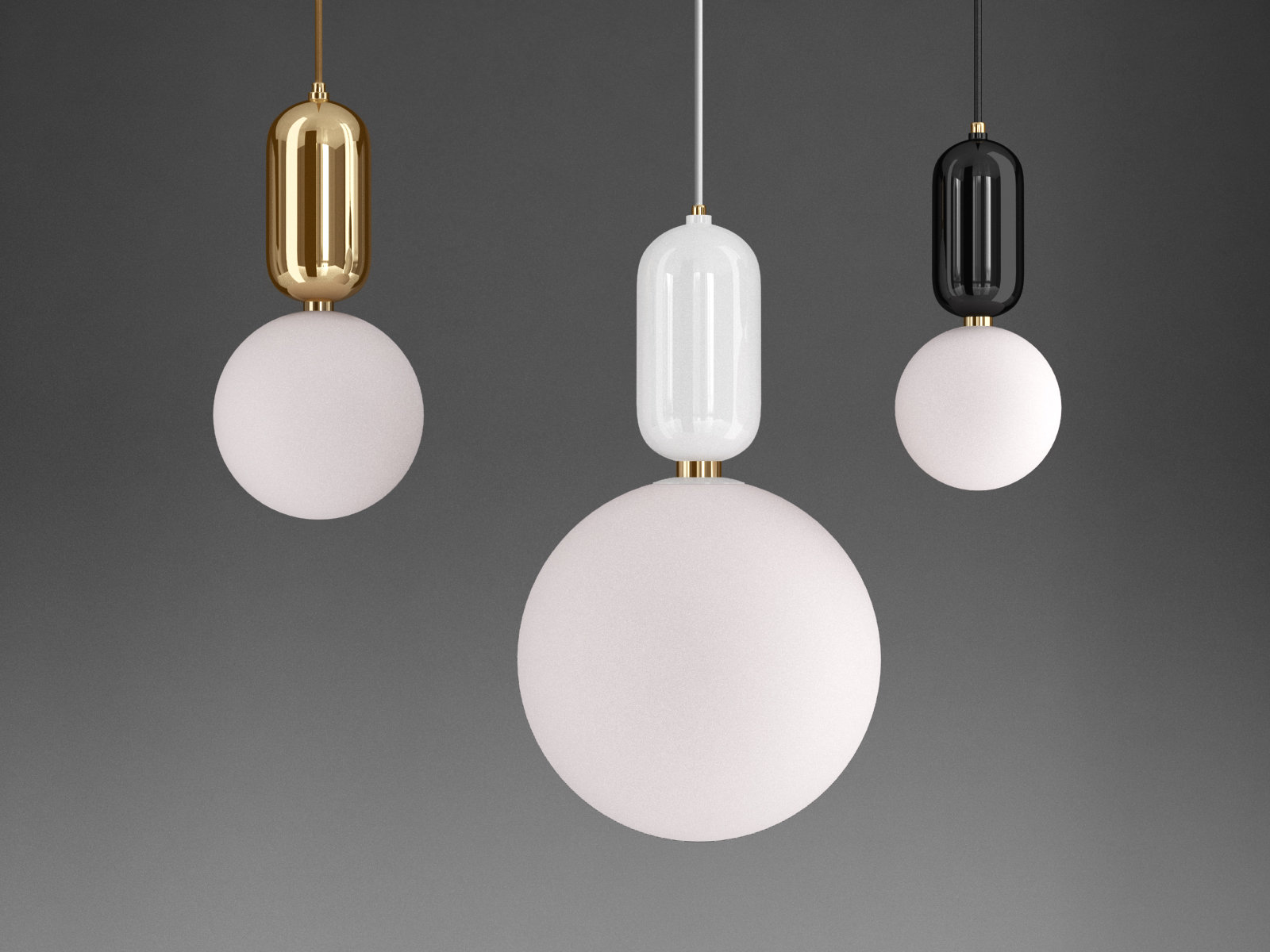 Free aballs pendant lights 3D model - TurboSquid 1308411