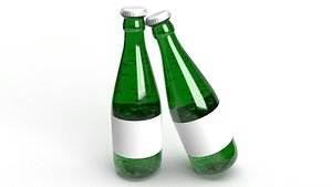 Sparkling water Glass Bottle