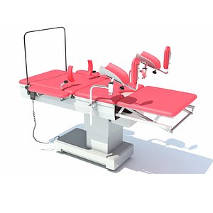 Gynecological Operating Table 3D model