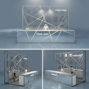 welcome desk 3D model