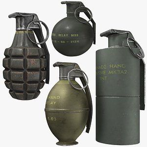 Grenade Pack 4K PBR Textures