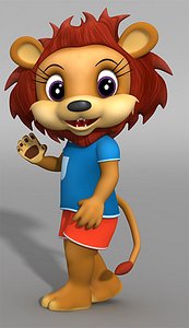 cartoon lion
