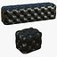 3D model Leather Chesterfield Sofa And Pouf