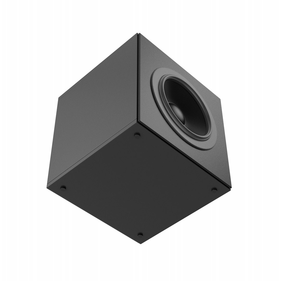 3D Black Speaker model - TurboSquid 2169764