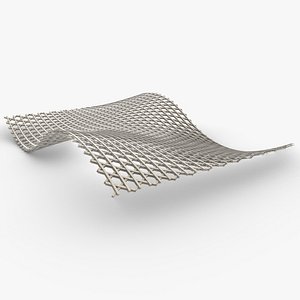 Futuristic Layered timber beams structure V1