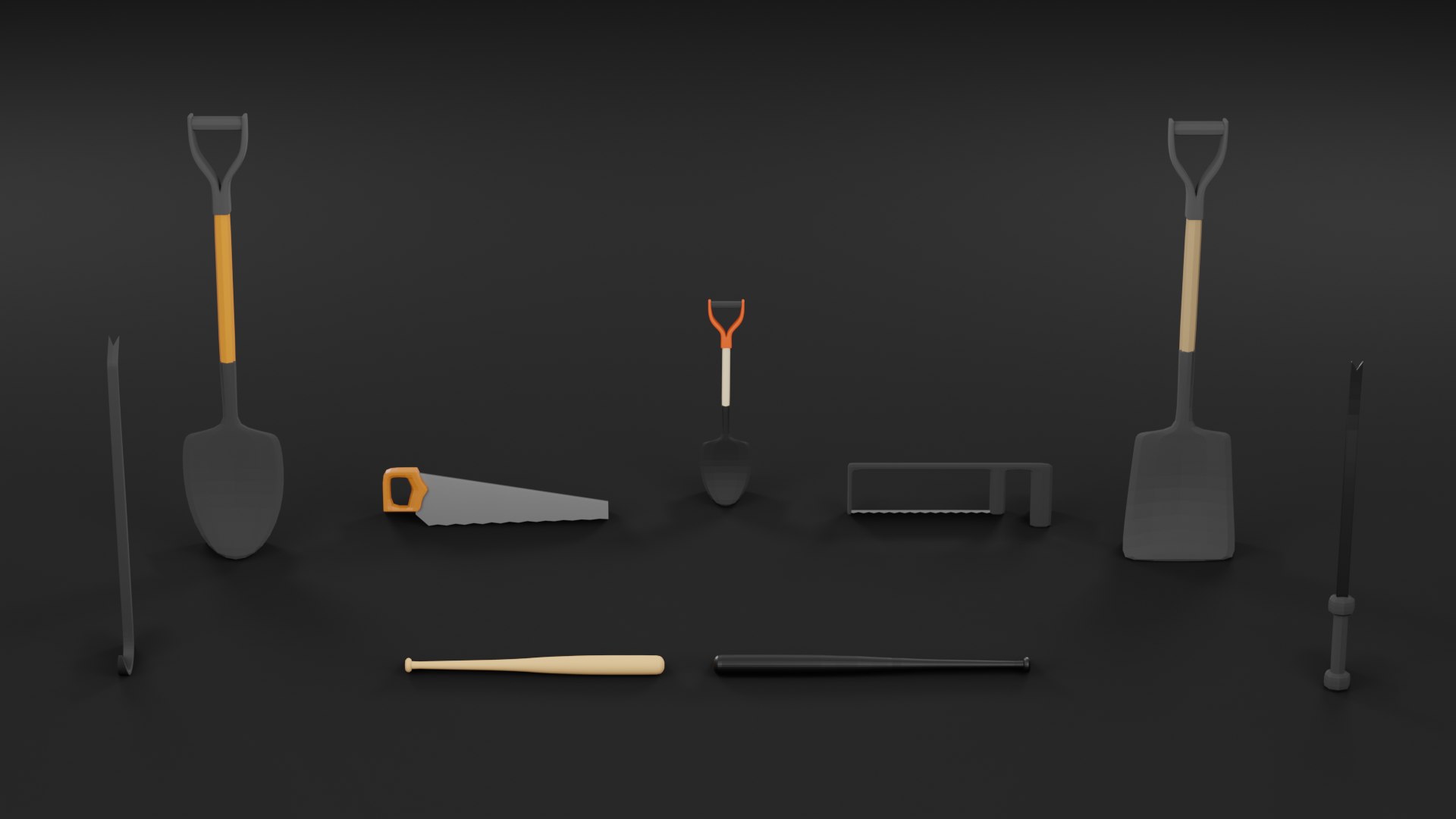 3D Low Poly Tools I https://p.turbosquid.com/ts-thumb/6x/WCZ1z0/O0/scene/png/1668810574/1920x1080/fit_q87/5fd35522314a15c475ec14abd7f2d26f5e7bcc0d/scene.jpg