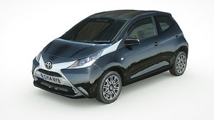 3D toyota aygo 2020 model