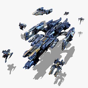 Spaceships Vol-03 3D