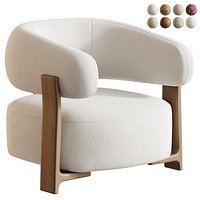 Fauteuil GRANITE - BruinWalnoot