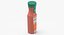 Carton de jus en plastique Petite étiquette vierge et générique