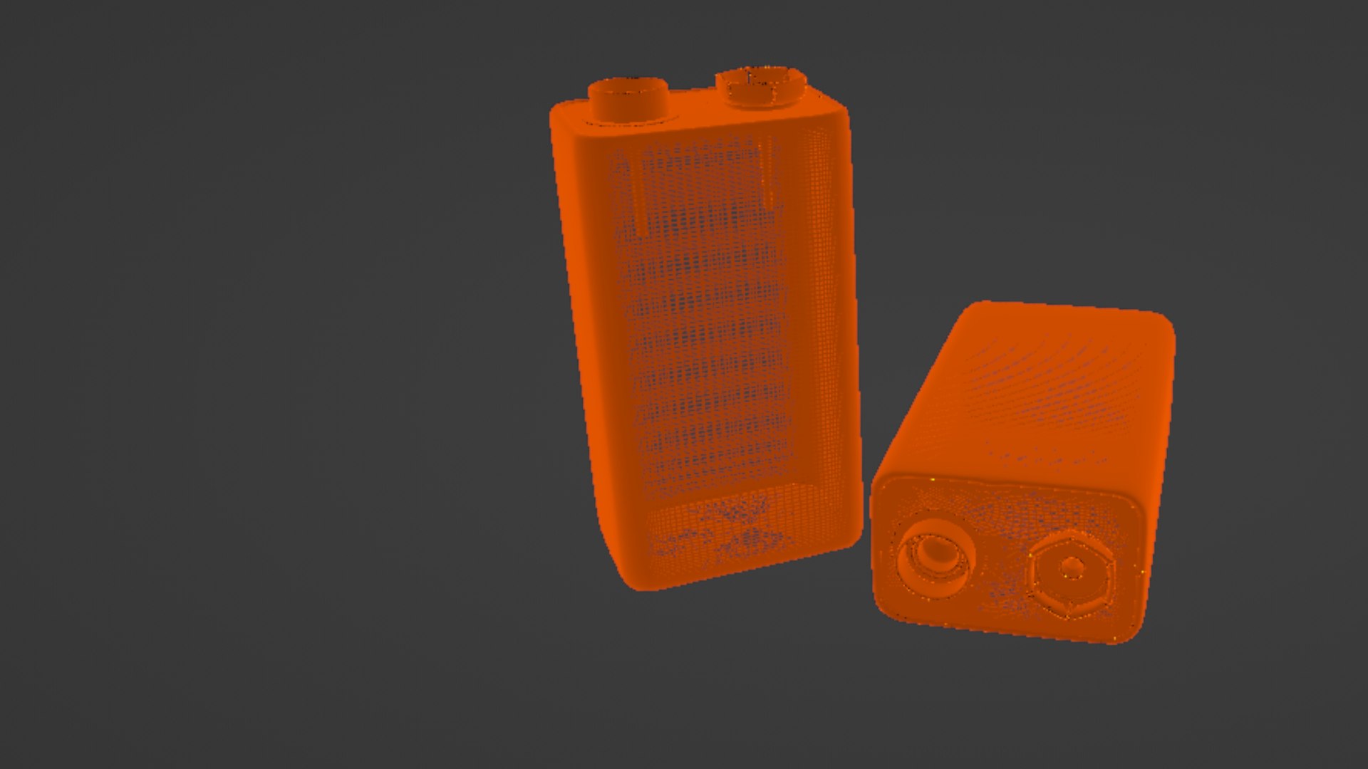 3D 9 Volt Battery - TurboSquid 2205202