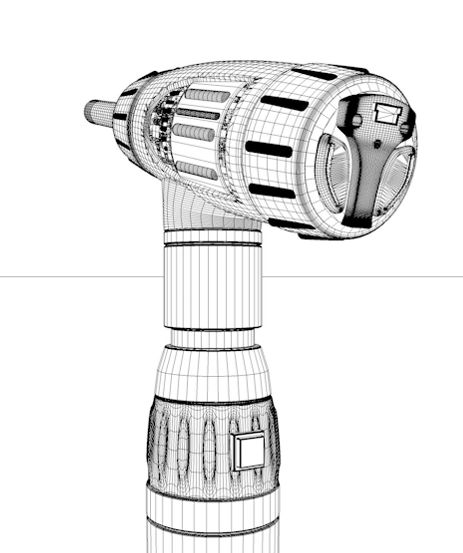 c4d otoscope medical equipment