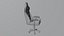 gaming chair 01 silla gamer low poly
