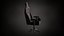 gaming chair 01 silla gamer low poly