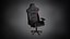 gaming chair 01 silla gamer low poly