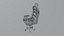 gaming chair 01 silla gamer low poly