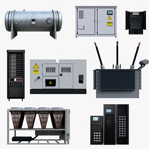Data Center Modular and Building(1) 3D model