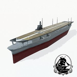 shokaku aircraft carrier 3d max