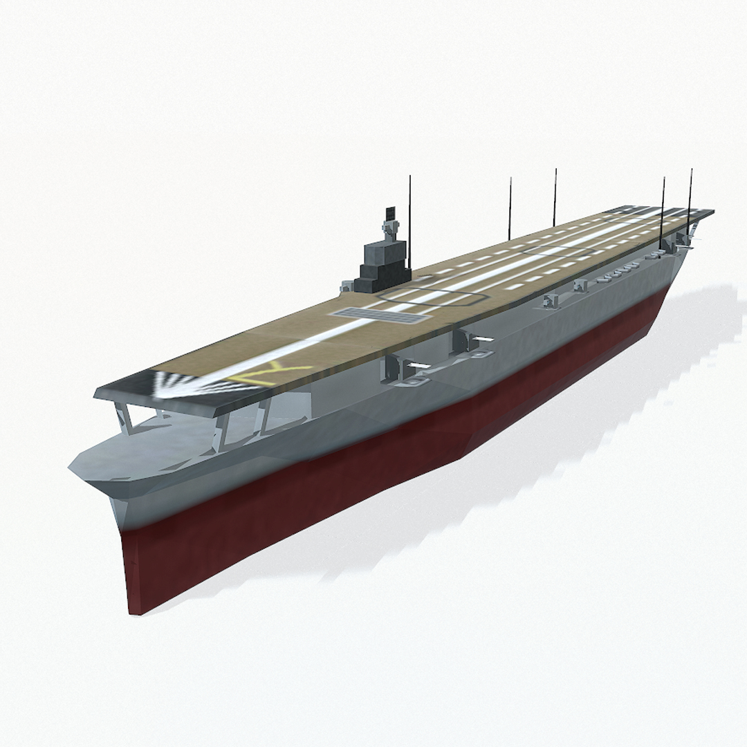 shokaku aircraft carrier 3d max