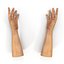 Man Hands 2 Rigged for Cinema 4D