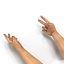 Man Hands 2 Rigged for Cinema 4D