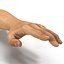 Man Hands 2 Rigged for Cinema 4D