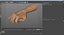 Man Hands 2 Rigged for Cinema 4D